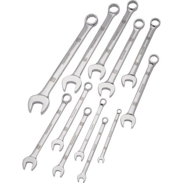 Tools 12 Piece SAE Combo Wrench Set, Mirror Chrome, 1/4" - 15/16"